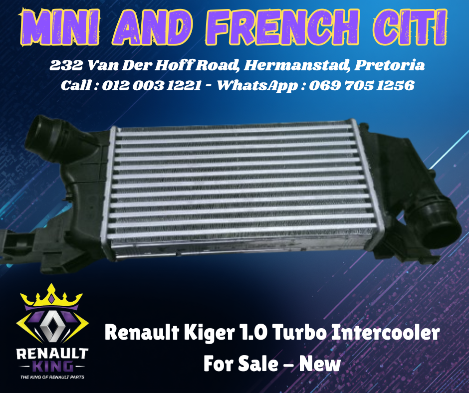 Renault Kiger 1.0 Turbo Intercooler For Sale - Quality Renault Turbo Parts!! - Private Seller Renault Kiger 1.0 Turbo Intercooler For Sale - Quality Renault Turbo Parts!! - Private Seller