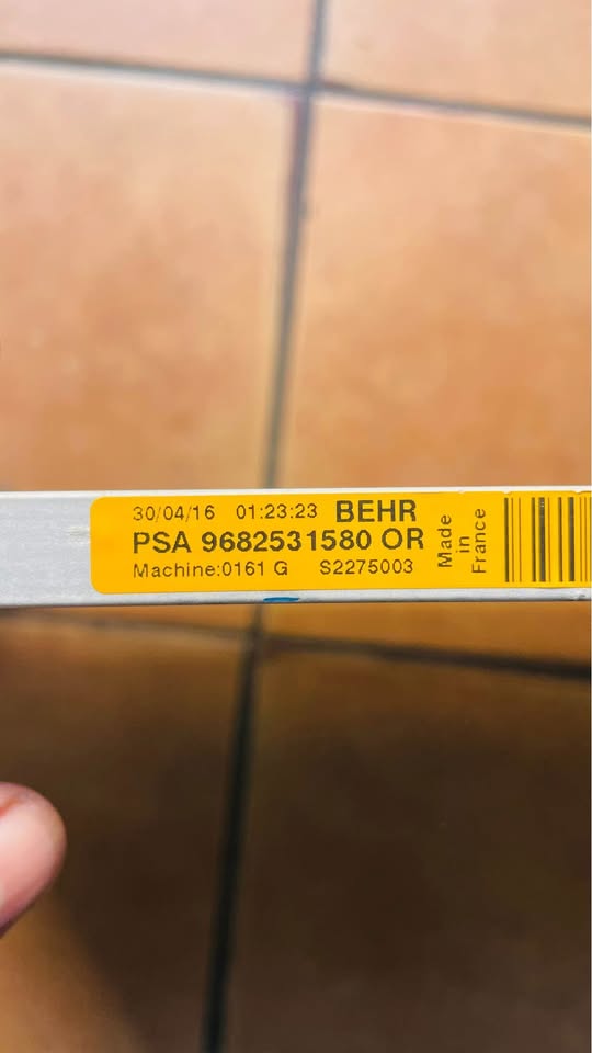 Peugeot 3008 condenser 2014/16 - Private Seller Peugeot 3008 condenser 2014/16 - Private Seller