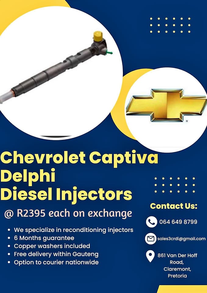 Captiva Delphi Diesel Injectors - Private Seller