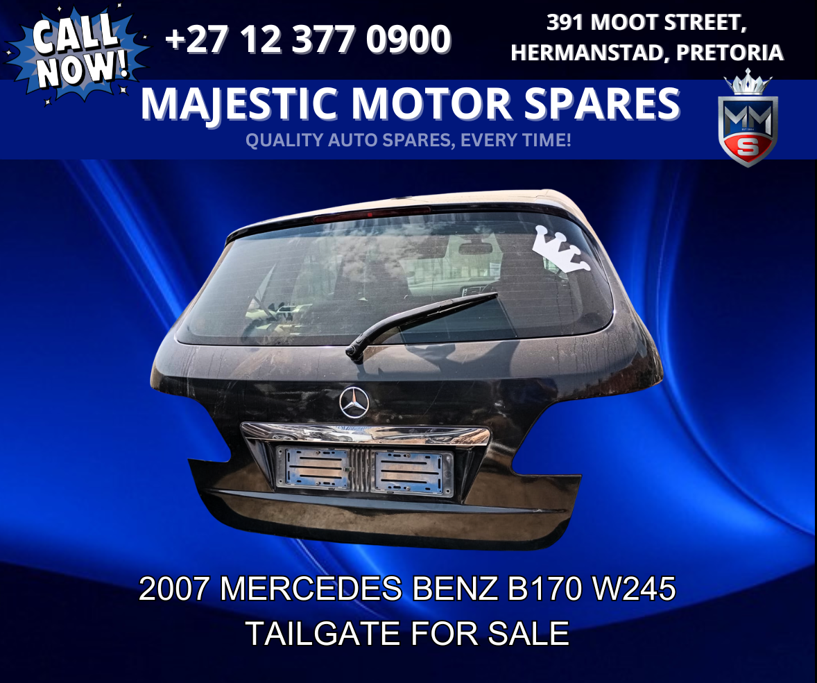 Mercedes B170 W245 Tailgate – 2007 Model OEM - Private Seller Mercedes B170 W245 Tailgate – 2007 Model OEM - Private Seller