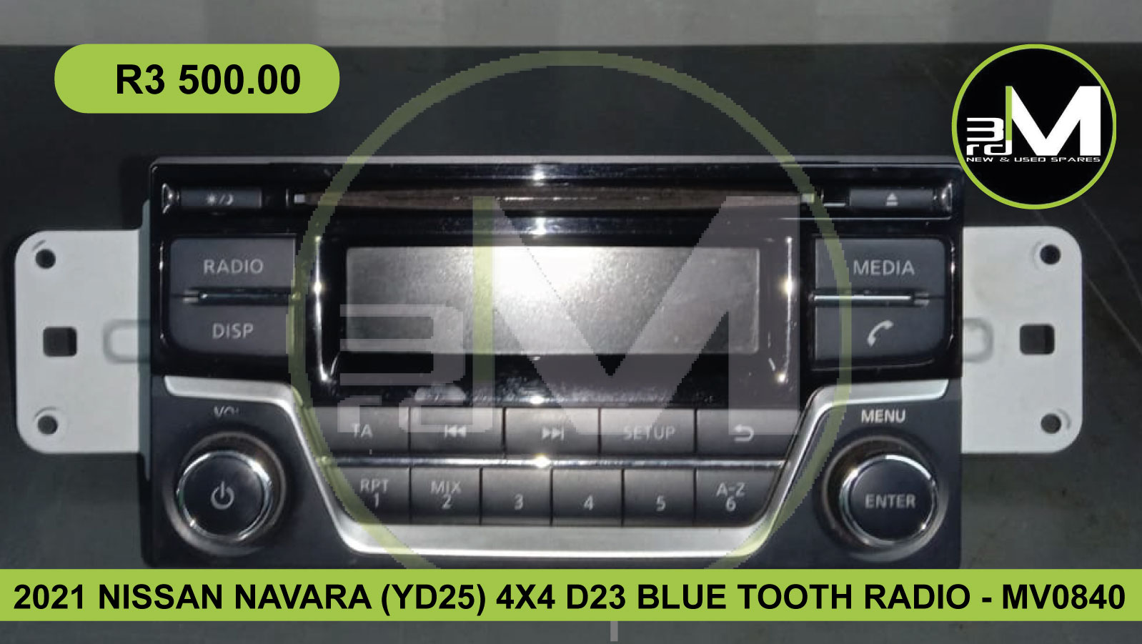 2021 NISSAN NAVARA (YD25) 4X4 D23 BLUE TOOTH RADIO - MV0840 - Private Seller