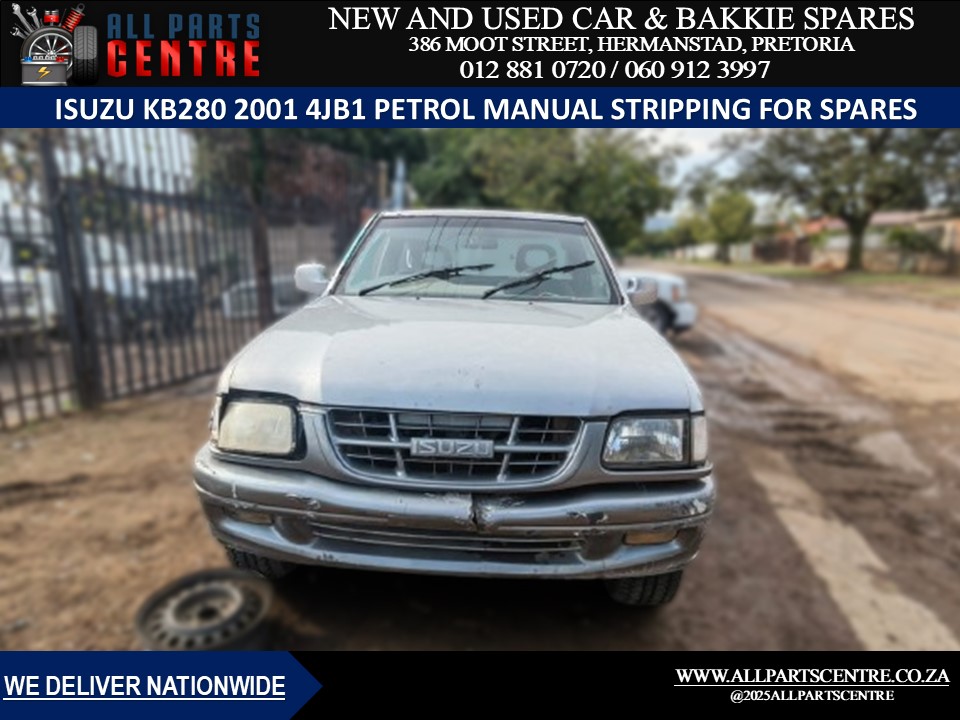 Isuzu KB280 2001 Petrol Manual – Stripping for Spares Isuzu KB280 2001 Petrol Manual – Stripping for Spares