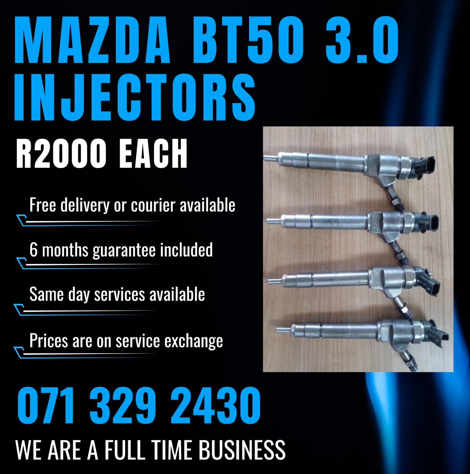 MAZDA BT50 3.0 INJECTORS FOR SALE WITH WARRANTY - Private Seller MAZDA BT50 3.0 INJECTORS FOR SALE WITH WARRANTY - Private Seller