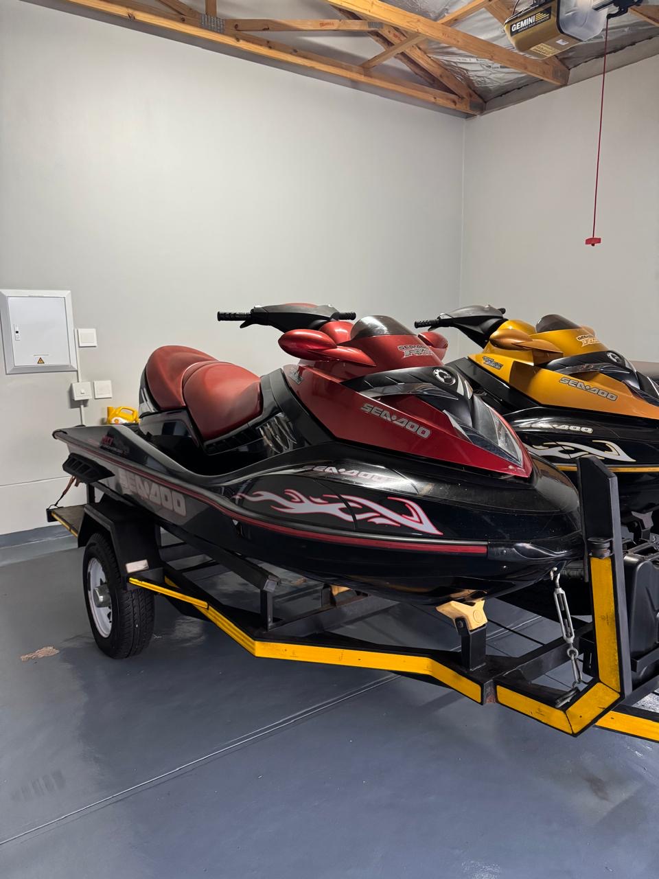 2X Seadoo RXT 215 Supercharged on double trailer