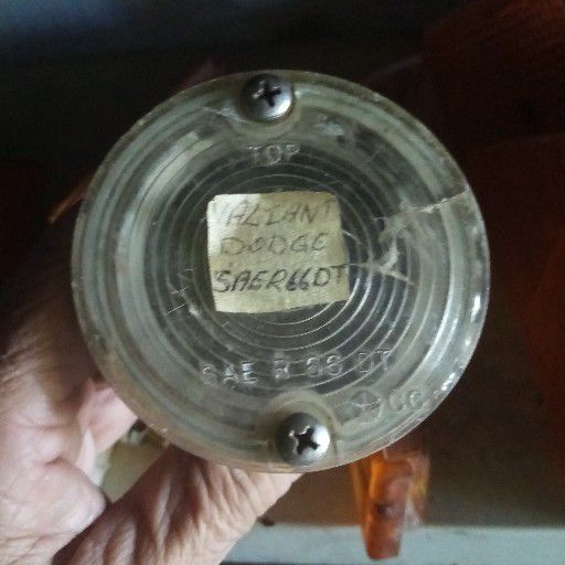 Valiant / Dodge, complete front park light - Private Seller Valiant / Dodge, complete front park light - Private Seller