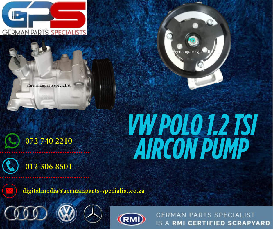 Vw Polo 1.2 TSI A/C Pump For Sale at German Parts Specialist - Private Seller Vw Polo 1.2 TSI A/C Pump For Sale at German Parts Specialist - Private Seller