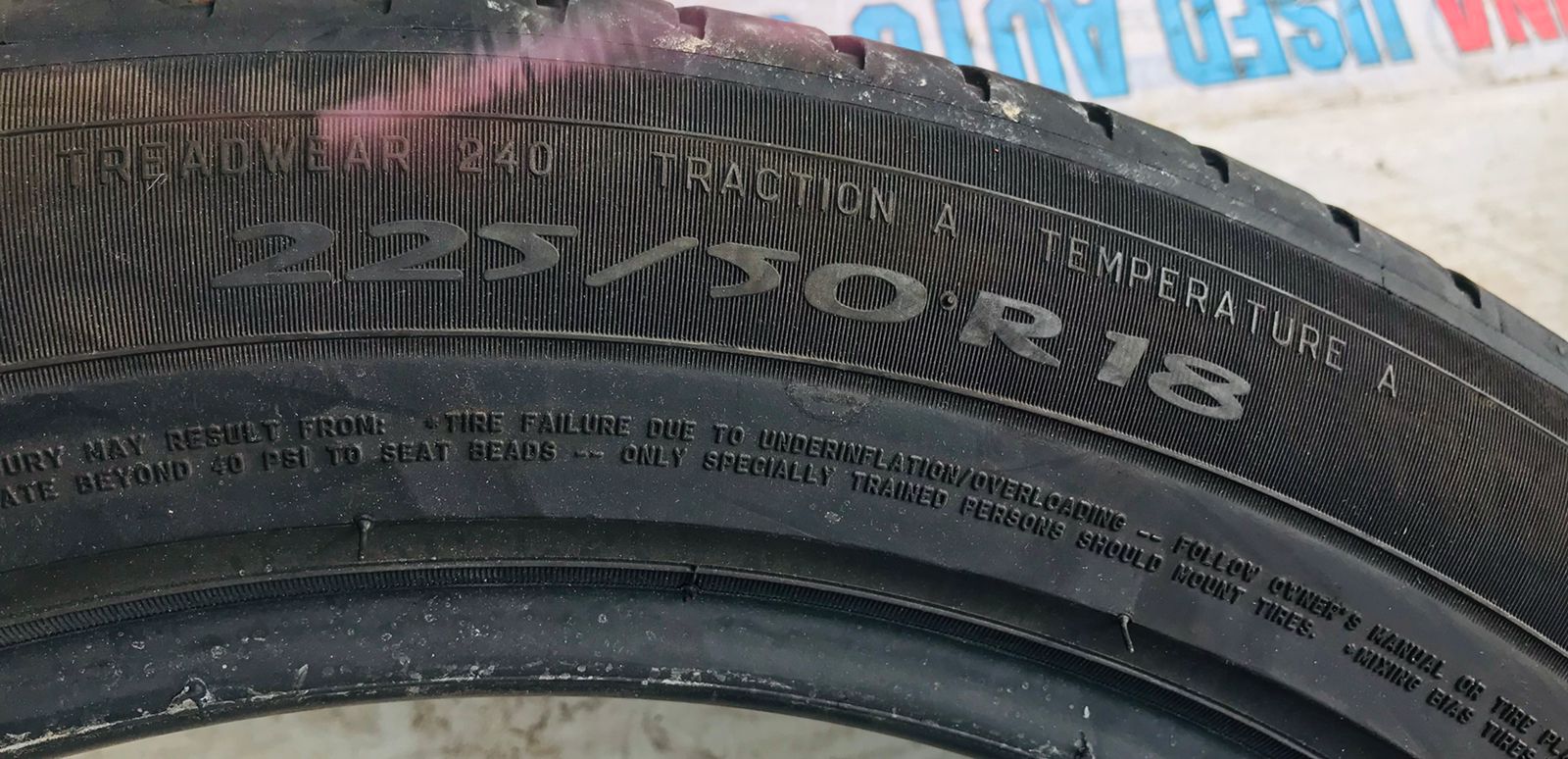 Michelin Tyre 225/ 50 R18 - Private Seller Michelin Tyre 225/ 50 R18 - Private Seller
