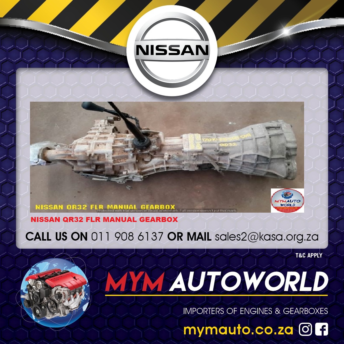NISSAN QR32 FLR MANUAL GEARBOX - Private Seller NISSAN QR32 FLR MANUAL GEARBOX - Private Seller