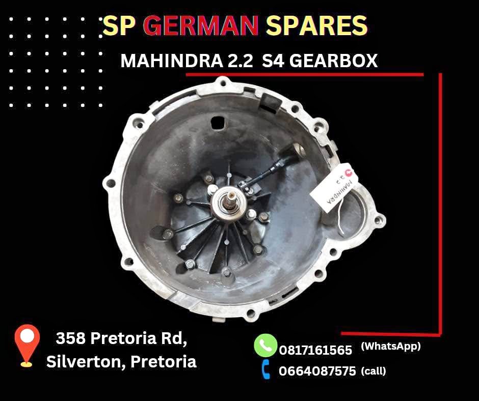 MAHINDRA 2.2 S4 GEARBOX FOR SALE CALL: or WHATSAPP: - Private Seller MAHINDRA 2.2 S4 GEARBOX FOR SALE CALL: or WHATSAPP: - Private Seller