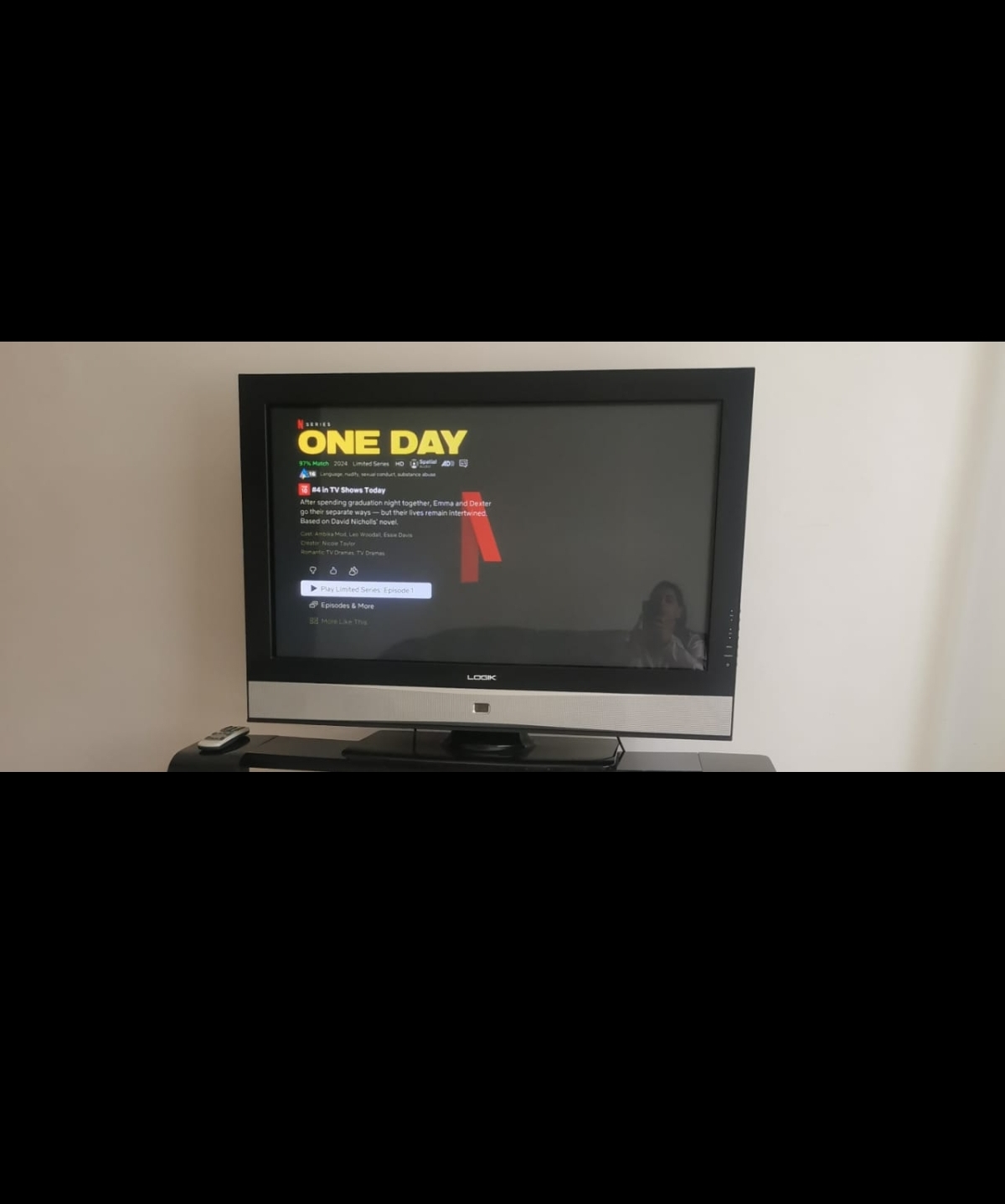 50 inch Plasma Logik TV with remote