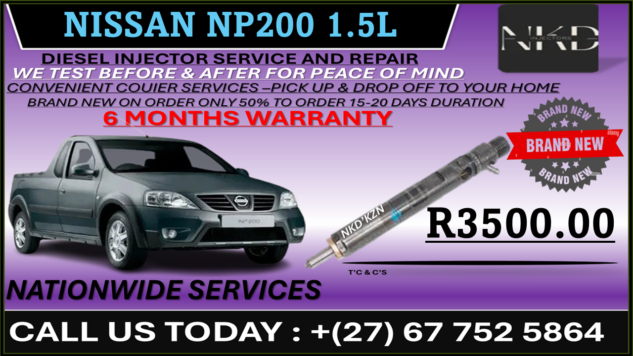 Nissan Np200 1.5L(BRAND NEW) Diesel Fuel Injectors - Private Seller
