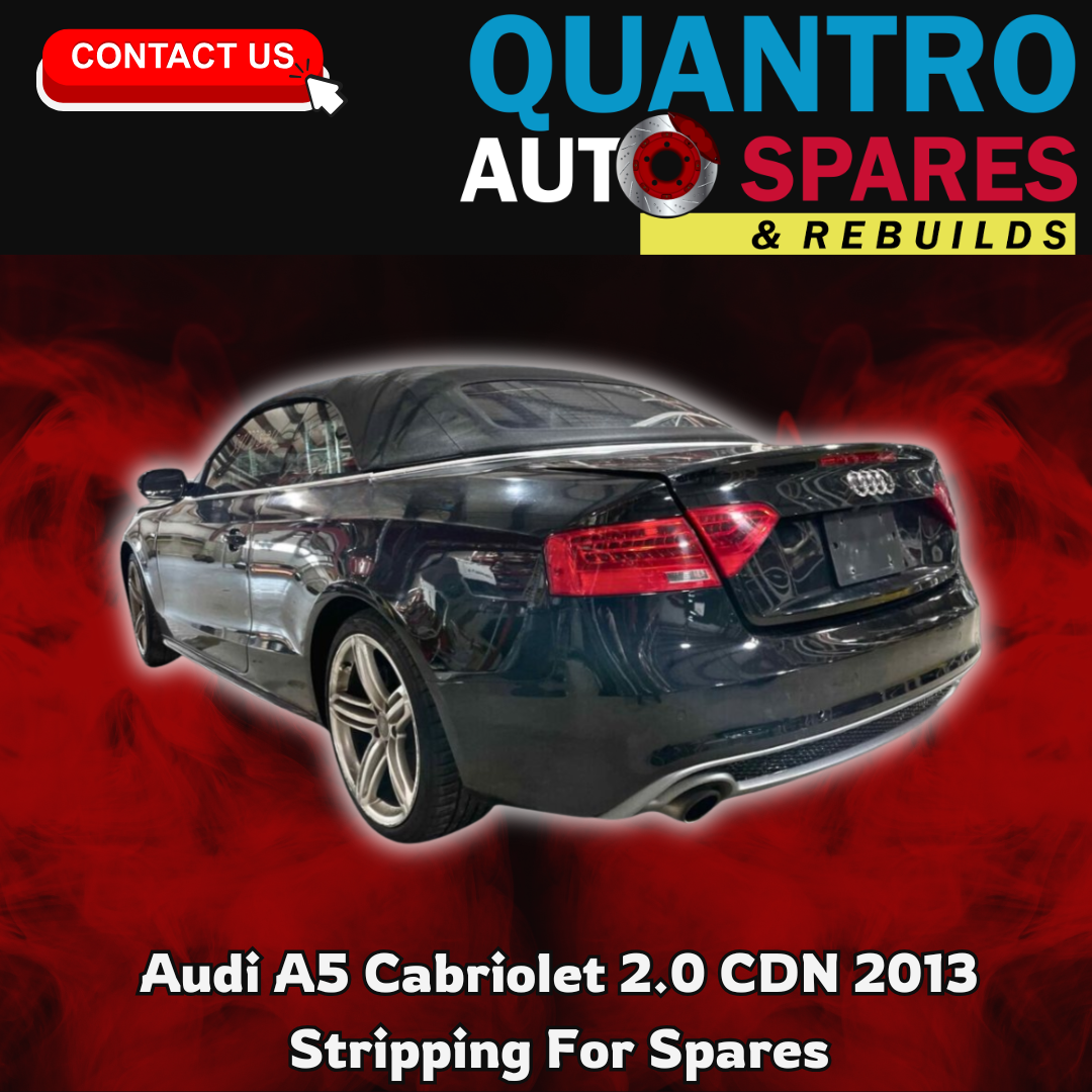 AUDI A5 CABRIOLET 2.0 CDN 2013 STRIPPING FOR SPARES