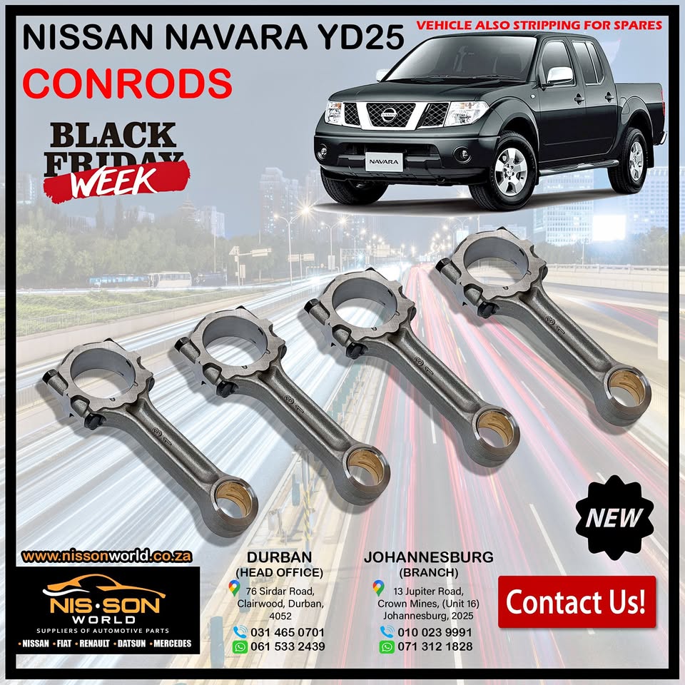 NISSAN NAVARA YD25 CONRODS