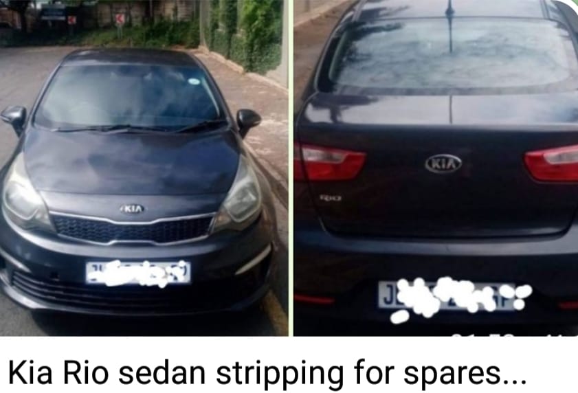 Kia Rio sedan stripping for spares... - Private Seller Kia Rio sedan stripping for spares... - Private Seller