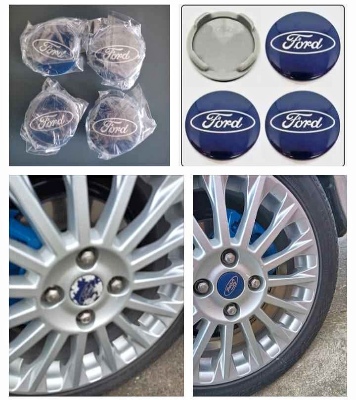 Ford 54mm Wheel rim centre caps emblems - Private Seller