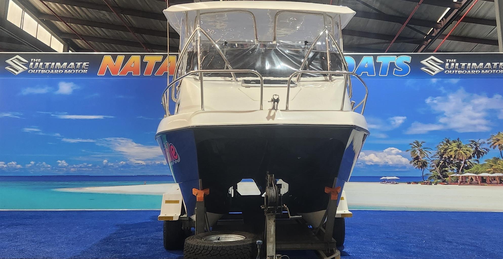 COBRA CAT 630 ON TRAILER 2 X 140 SUZUKI 4 STROKES 2014 MODEL 560 HOURS