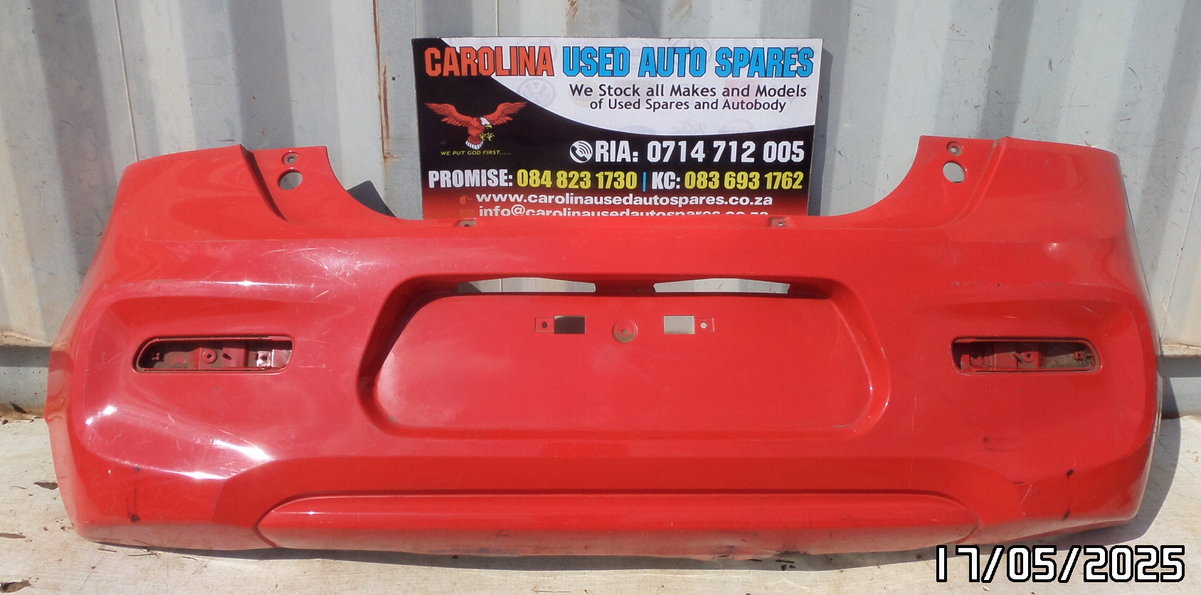 Toyota Vitz and Suzuki Celerio back bumper - Private Seller Toyota Vitz and Suzuki Celerio back bumper - Private Seller