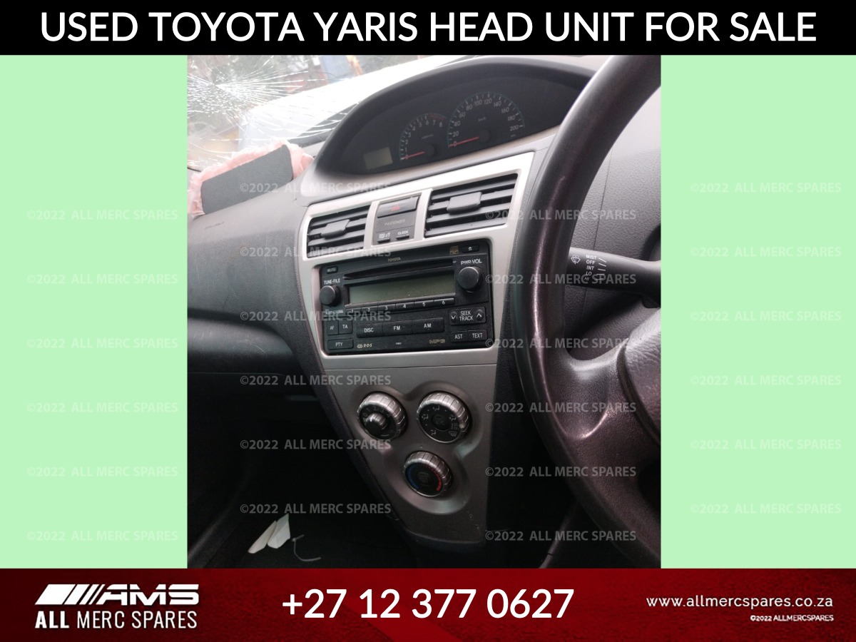 Used Toyota Yaris Head Unit for Sale - Private Seller Used Toyota Yaris Head Unit for Sale - Private Seller