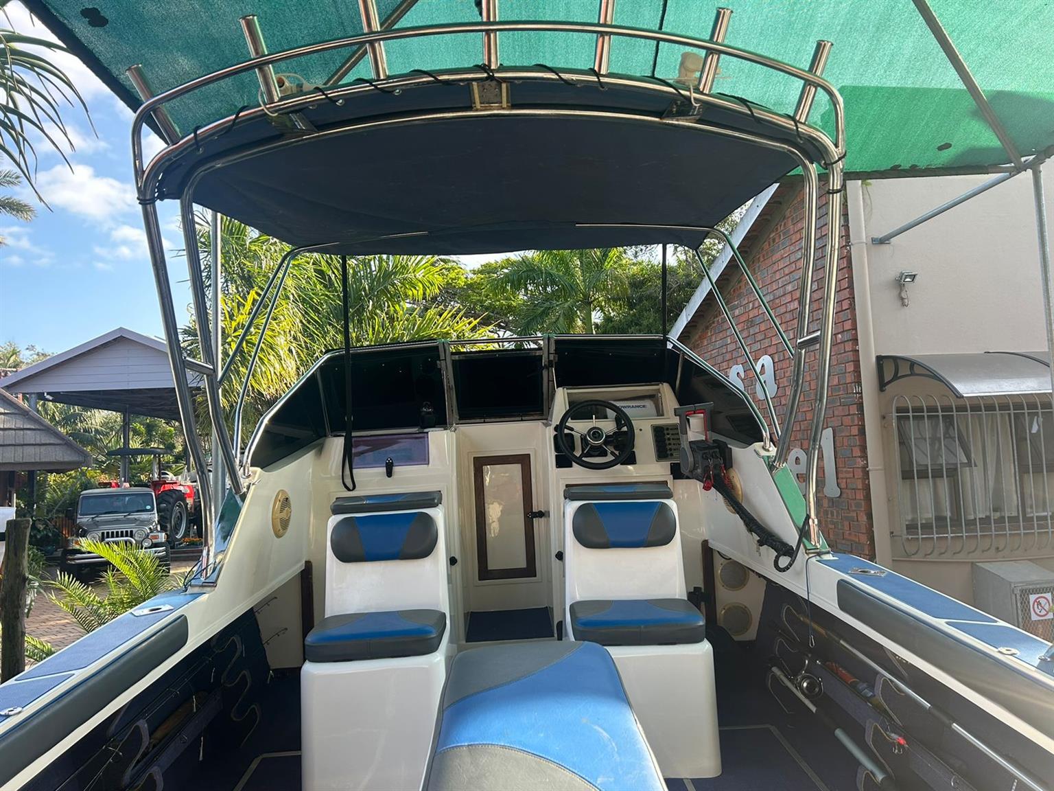 Ski Boat, Deep sea, Cobra Cat 585 and trailer