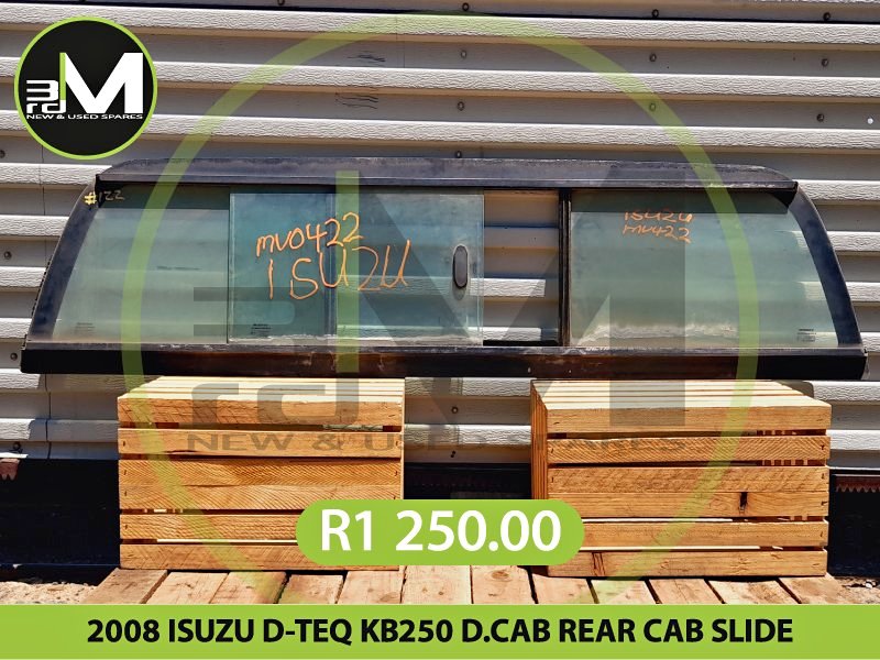 2008 ISUZU D-TEQ KB250 D.CAB REAR CAB SLIDE - Private Seller 2008 ISUZU D-TEQ KB250 D.CAB REAR CAB SLIDE - Private Seller