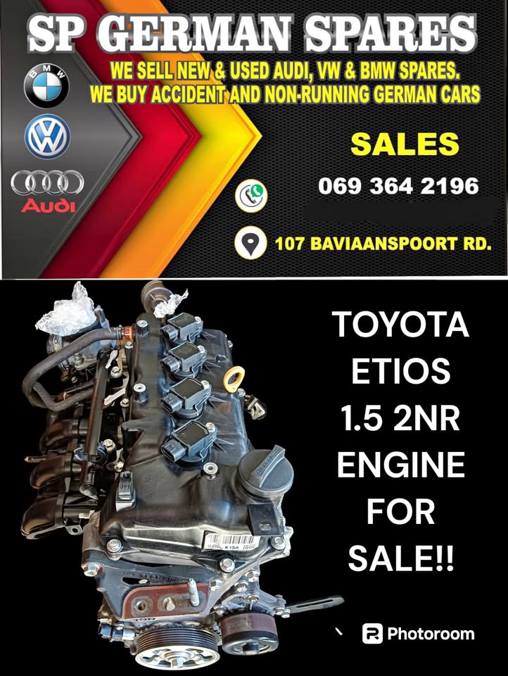 TOYOTA ETIOS 1.5 2NR ENGINE FOR SALE!!! - Private Seller