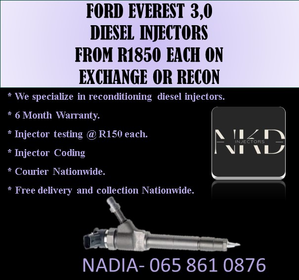Ford Everest diesel injectors for sale on exchange or recon - Private Seller Ford Everest diesel injectors for sale on exchange or recon - Private Seller