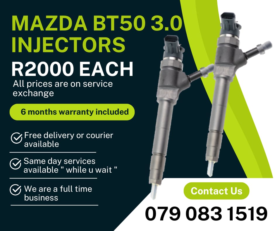 MAZDA BT50 3.0 INJECTORS FOR SALE WITH WARRANTY INCLUDED - Private Seller