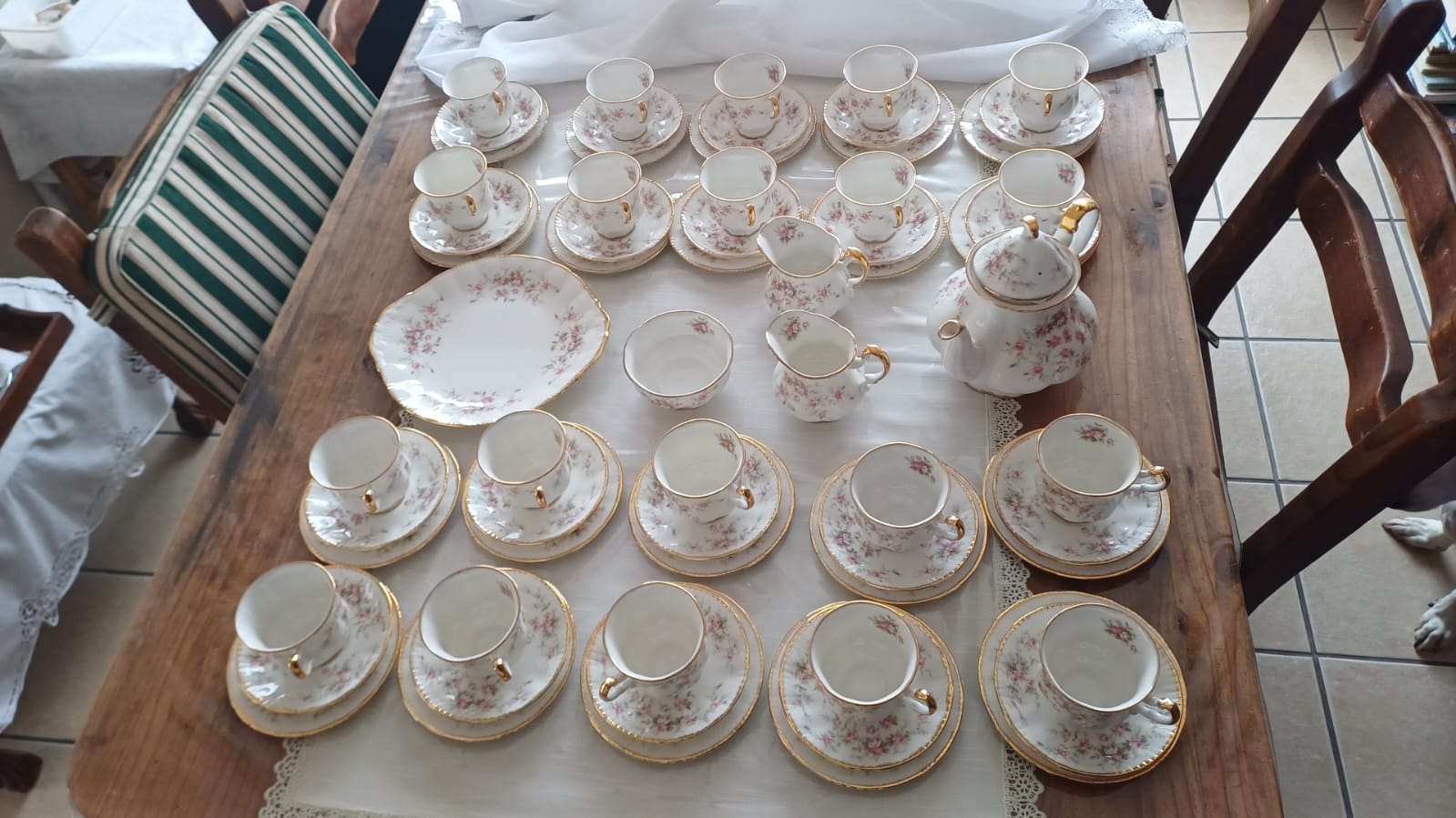 Royal Albert Fine Bone China and Paragon Victorian Rose Fine China