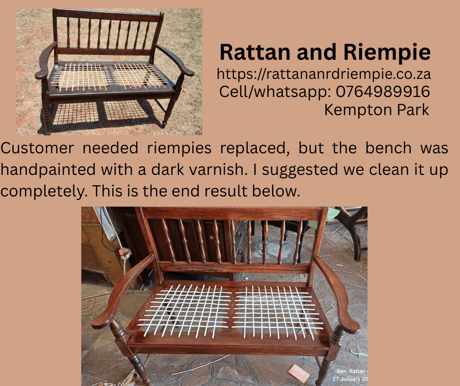 Rattan and Riempie DIY materials