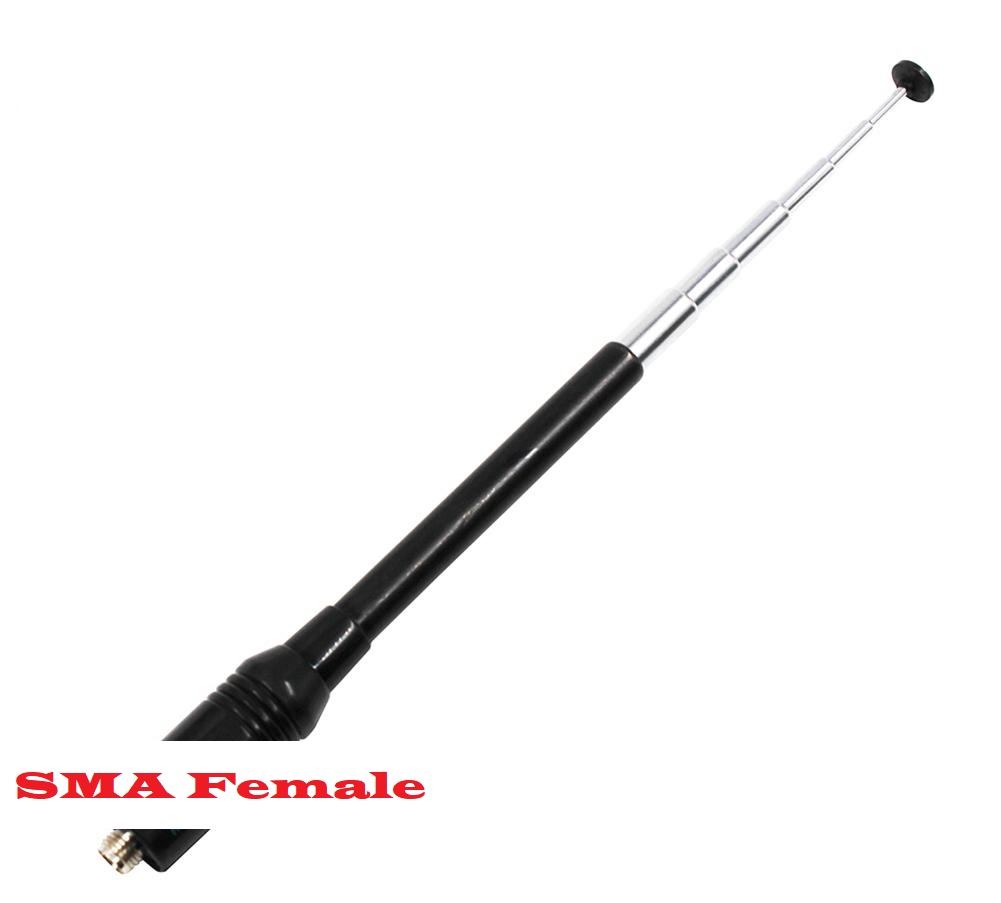 UHF Band Telescopic Antenna for Baofeng Walkie Talkies, Ham Radios, Transceivers