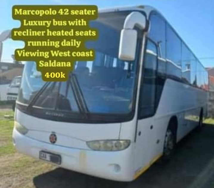 2002 Marcopolo 42 seater bus with recliner seats running daily 2002 Marcopolo 42 seater bus with recliner seats running daily
