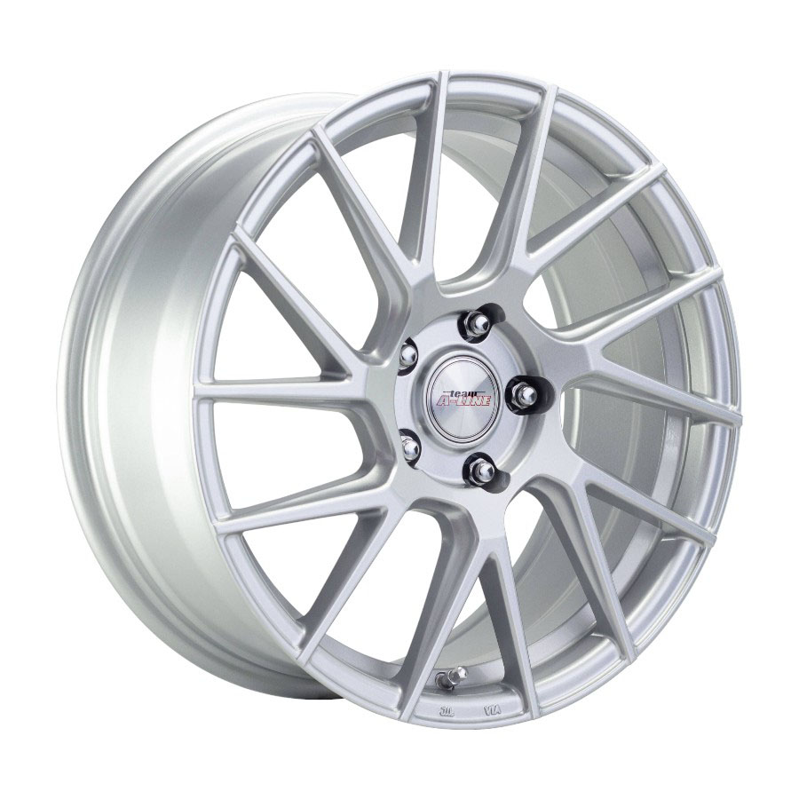 18″ A-Line Hype 5/112 Arctic Silver Flow Form Alloy Wheels