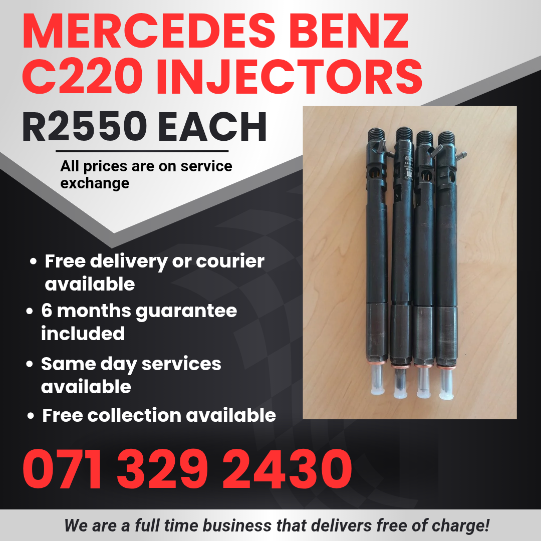 MERCEDES BENZ C220 INJECTORS FOR SALE WITH WARRANTY - Private Seller MERCEDES BENZ C220 INJECTORS FOR SALE WITH WARRANTY - Private Seller