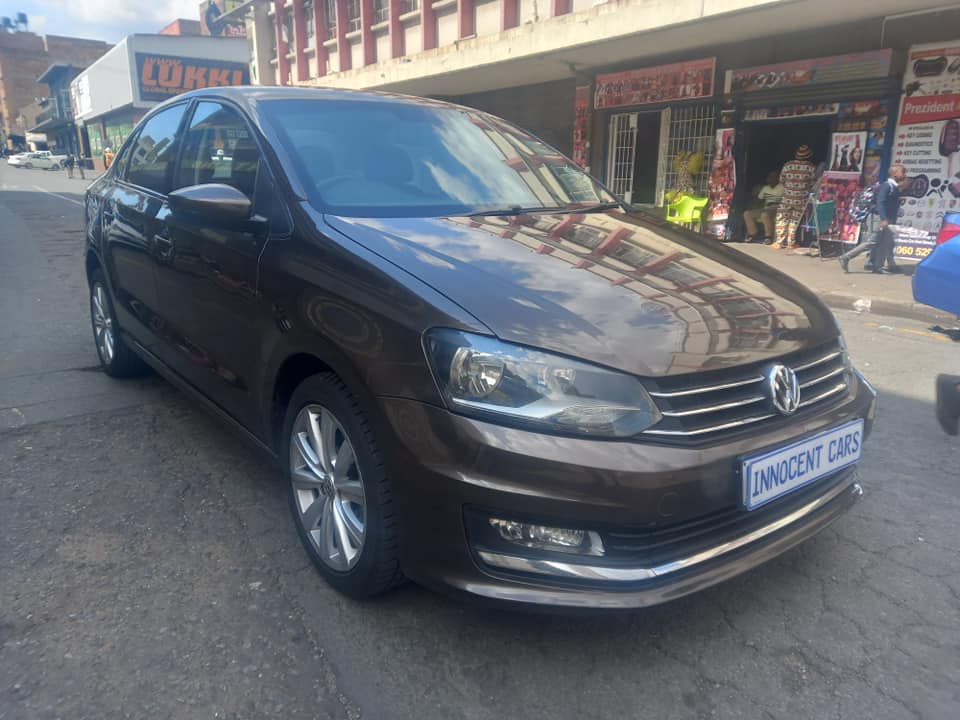 2018 VW POLO 6 SEDAN 1.4 PETROL, MANUAL TRANSMISSION, BROWN COLOUR