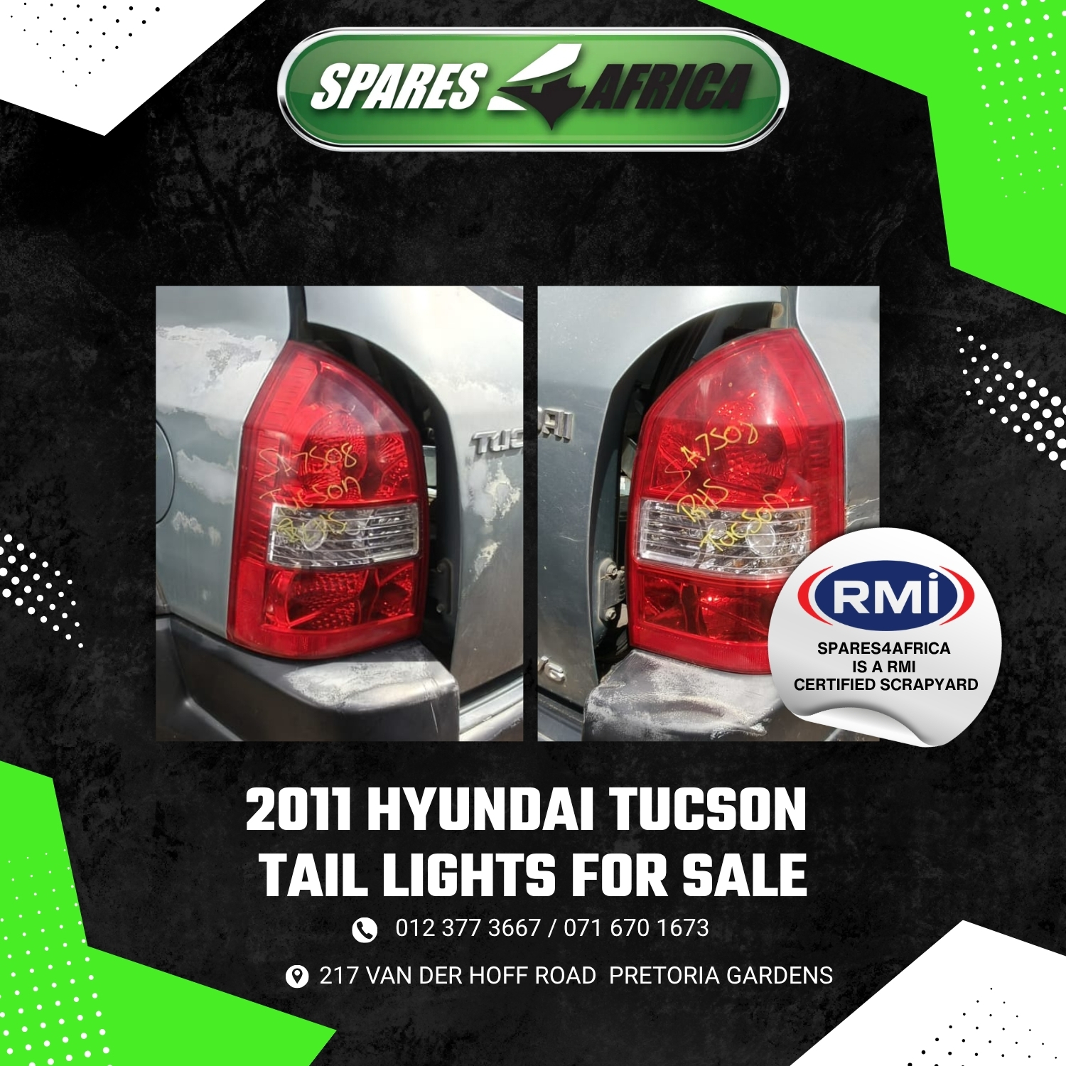 2011 HYUNDAI TUCSON TAIL LIGHTS (USED) – FOR SALE - Private Seller 2011 HYUNDAI TUCSON TAIL LIGHTS (USED) – FOR SALE - Private Seller