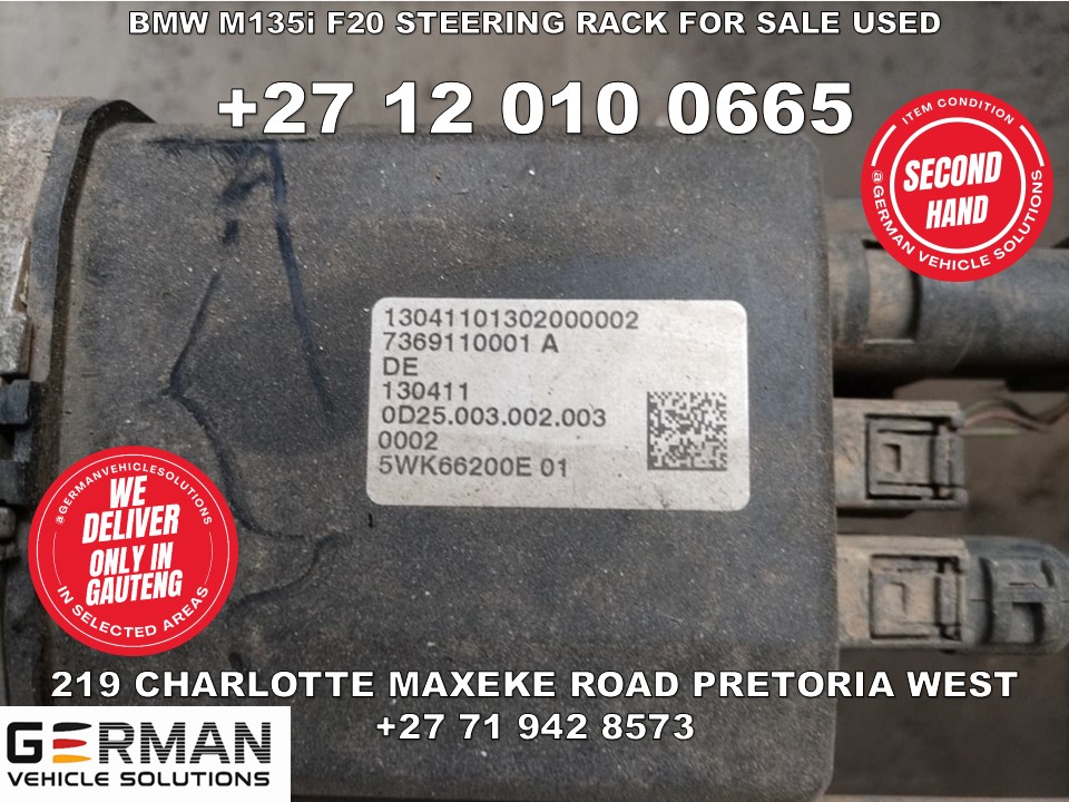 BMW m135i f20 steering rack for sale used - Private Seller BMW m135i f20 steering rack for sale used - Private Seller