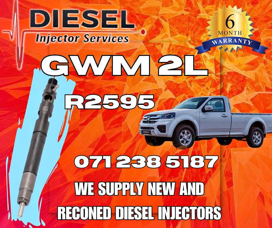 GWM 2L DIESEL INJECTORS FOR SALE OR RECON - Private Seller GWM 2L DIESEL INJECTORS FOR SALE OR RECON - Private Seller