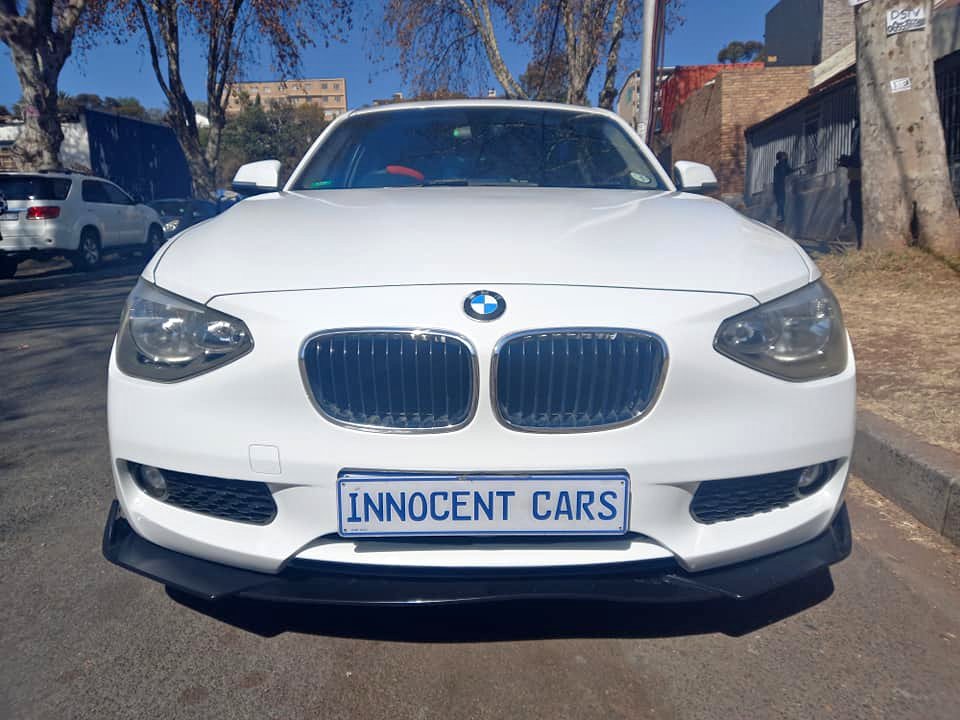 2012 BMW 118i HATCHBACK  PETROL,  AUTOMATIC, WHITE COLOR, MILEAGE
