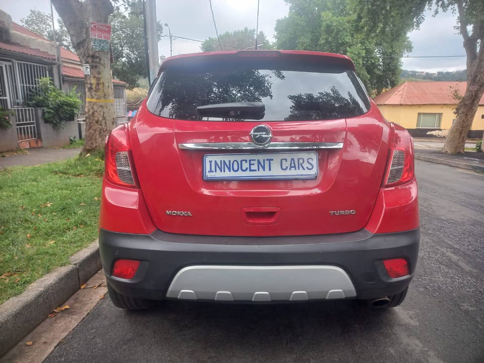 Opel Mokka TURBO 2015 Model 1.4 petrol, Automatic, Red Color, mileage  Leather i