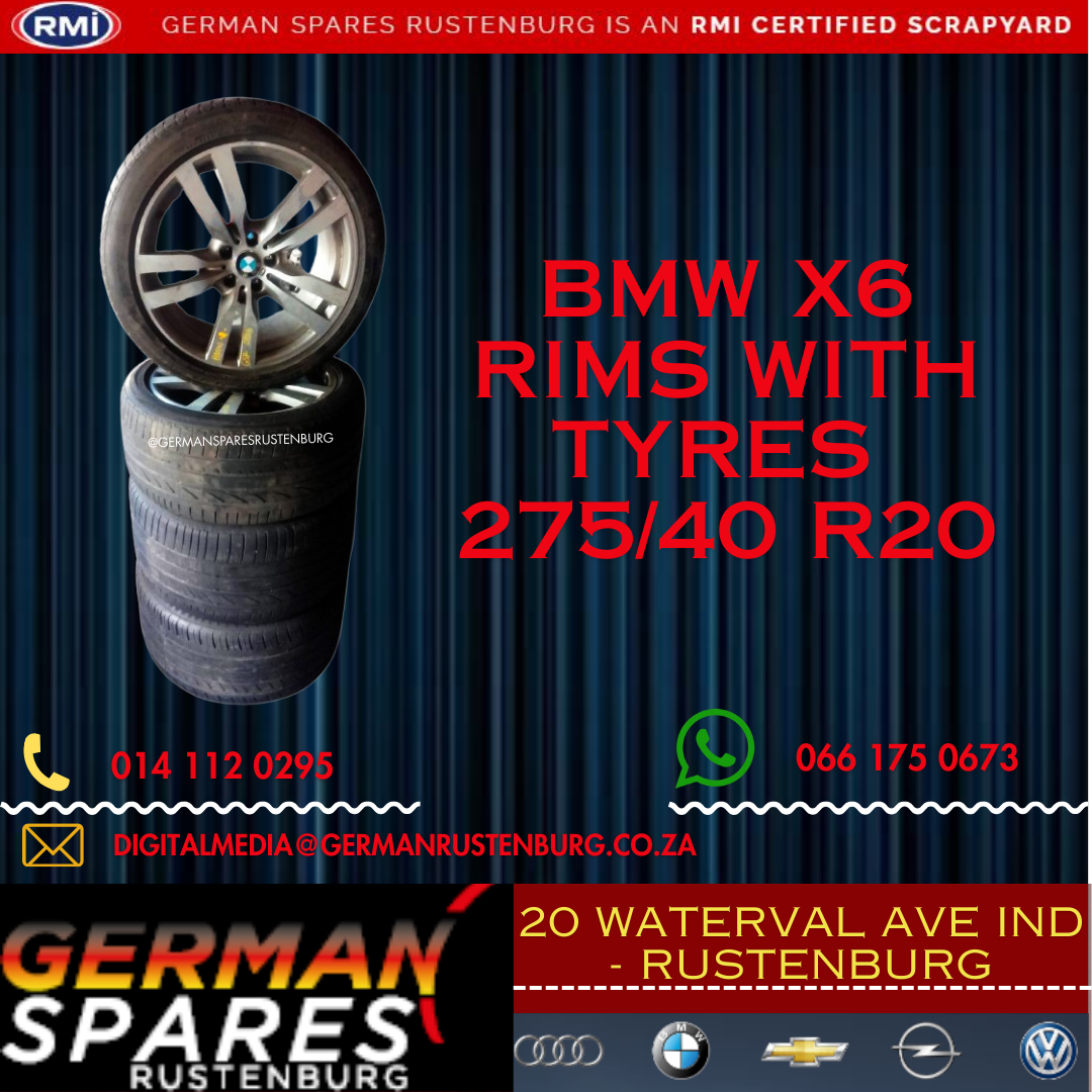 Bmw X6 Rims With Tyres For Sale. - Private Seller Bmw X6 Rims With Tyres For Sale. - Private Seller