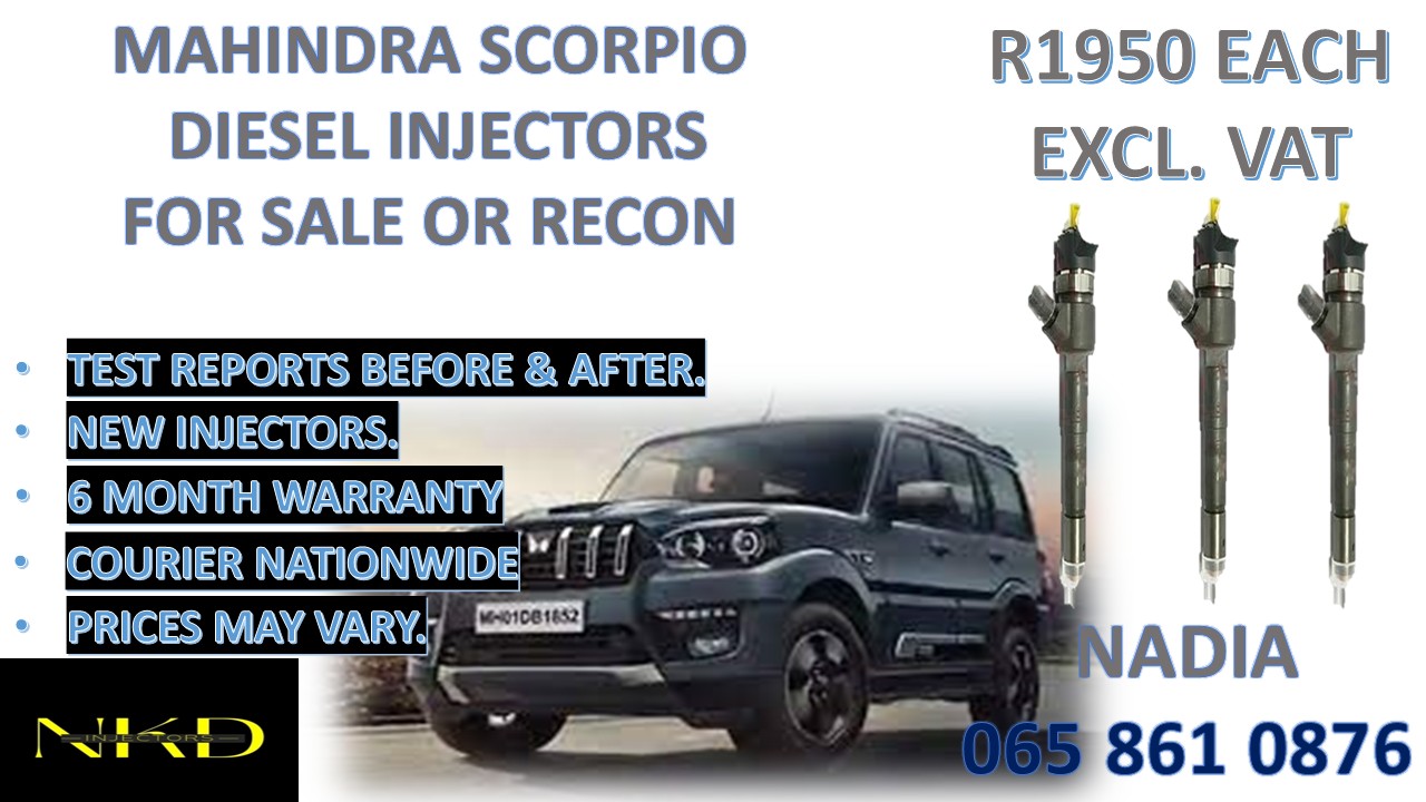 DIESEL INJECTORS FOR SALE FOR HYUNDAI SCORPIO - REBUILT - Private Seller DIESEL INJECTORS FOR SALE FOR HYUNDAI SCORPIO - REBUILT - Private Seller
