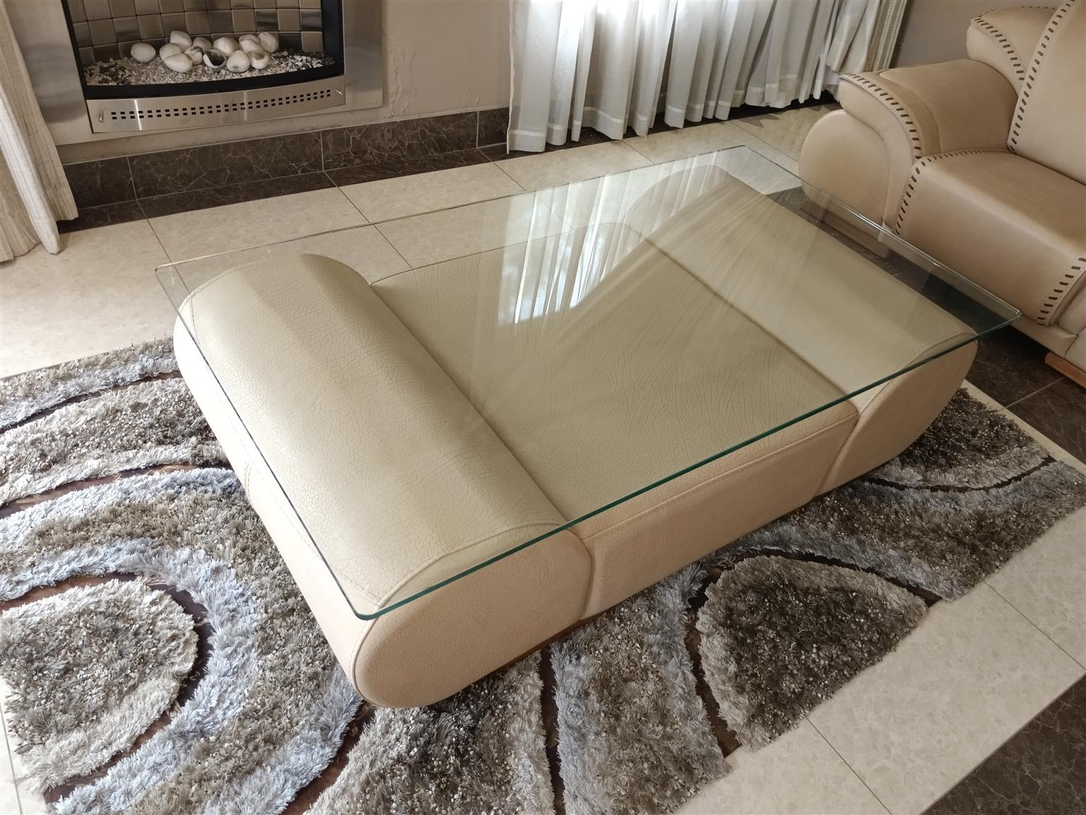 Leather couches