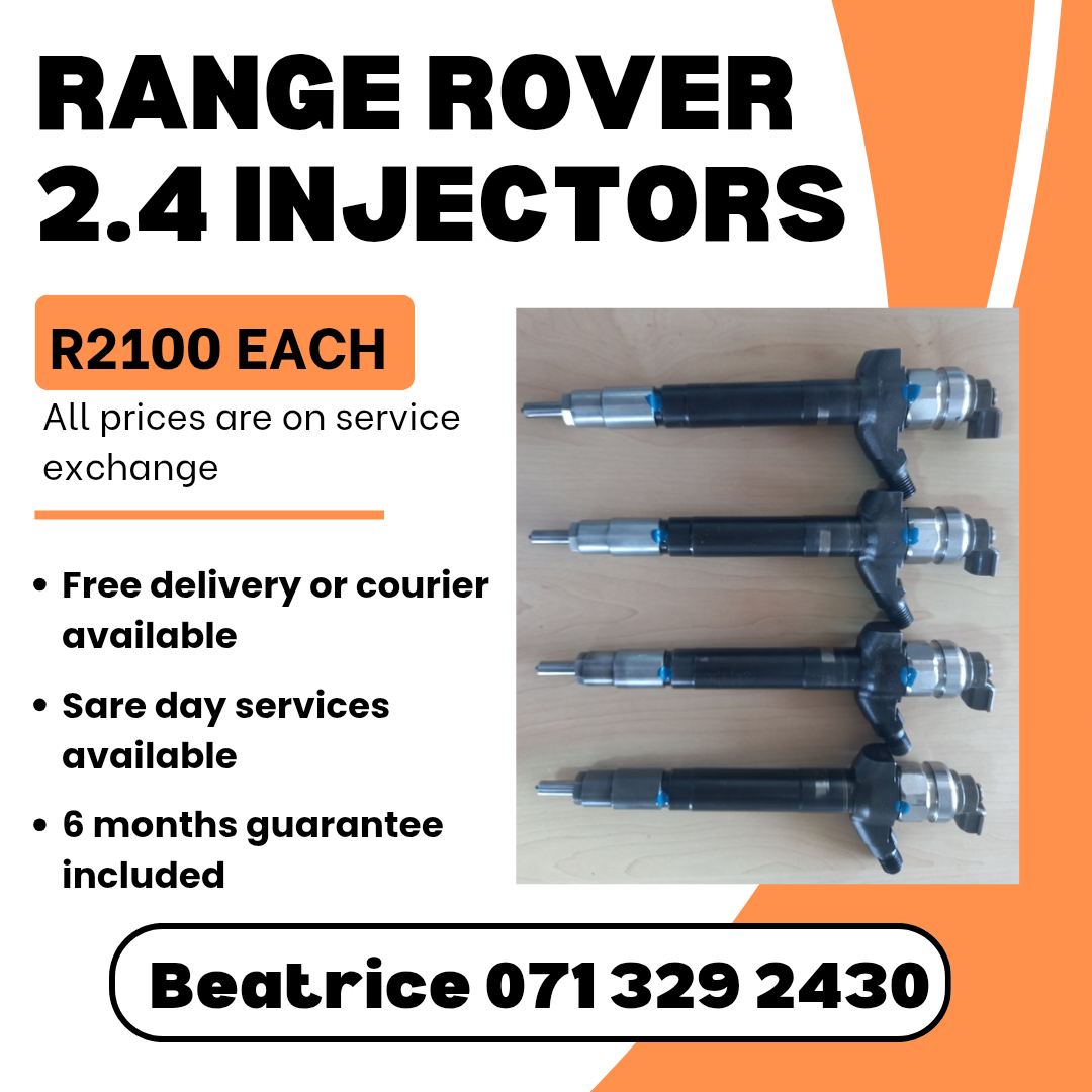 RANGE ROVER 2.4 DIESEL INJECTORS FOR SALE WITH WARRANTY - Private Seller RANGE ROVER 2.4 DIESEL INJECTORS FOR SALE WITH WARRANTY - Private Seller