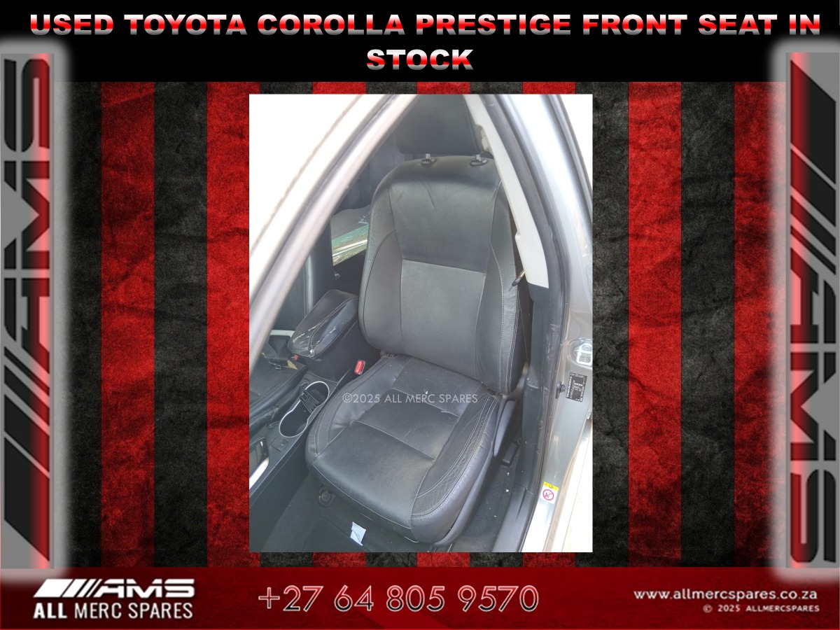 USED TOYOTA COROLLA PRESTIGE FRONT SEAT AVAILABLE - Private Seller USED TOYOTA COROLLA PRESTIGE FRONT SEAT AVAILABLE - Private Seller
