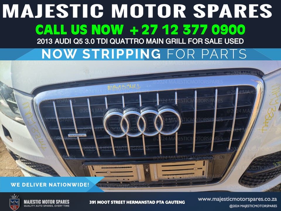 For Sale: 2013 Audi Q5 3.0 TDI Quattro Radiator Grill (Second Hand)