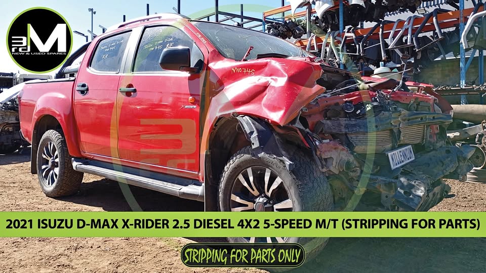 2021 ISUZU DMAX X-RIDER 2.5 TURBO DIESEL 4JK1 4X2 5 SPEED MANUAL (STRIPPING FOR PARTS)