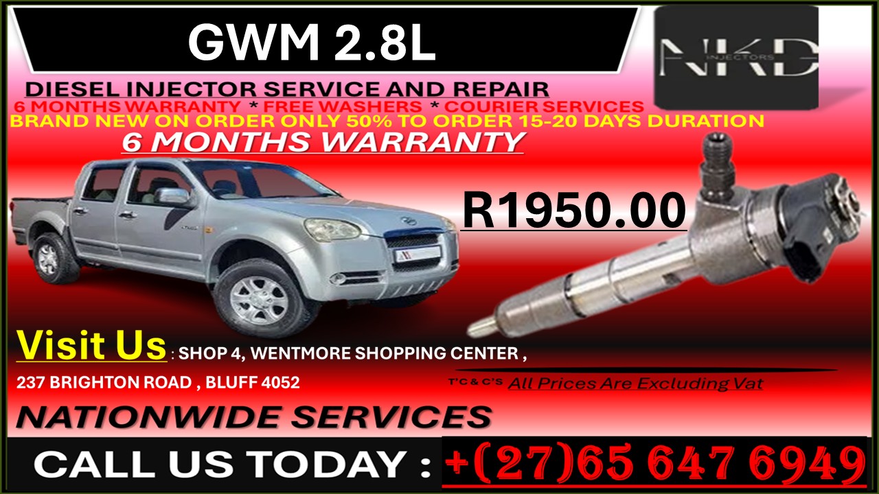 GWM 2.8 DIESEL INJECTORS - Private Seller GWM 2.8 DIESEL INJECTORS - Private Seller