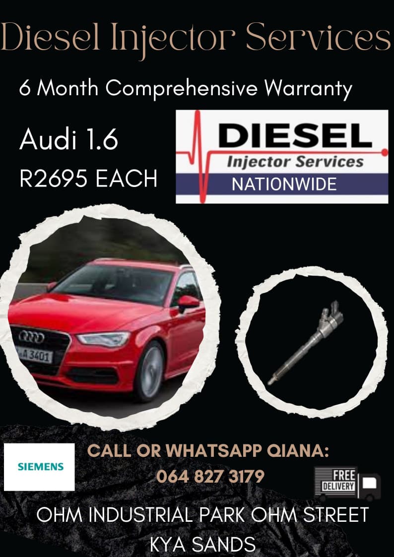Audi 1.6 diesel injectors.