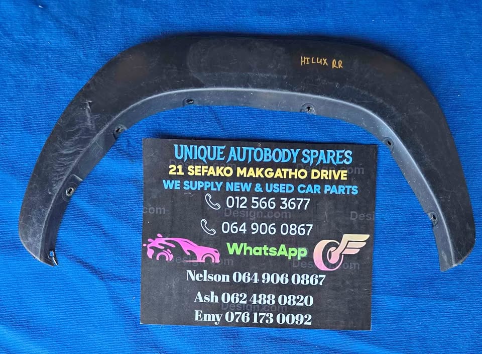 Toyota Hilux Right Rear Wheel Arch Toyota Hilux Right Rear Wheel Arch
