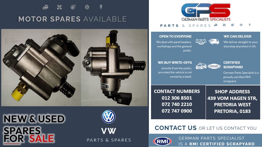 VW Golf 5 NEW high pressure fuel pump for sale - Private Seller